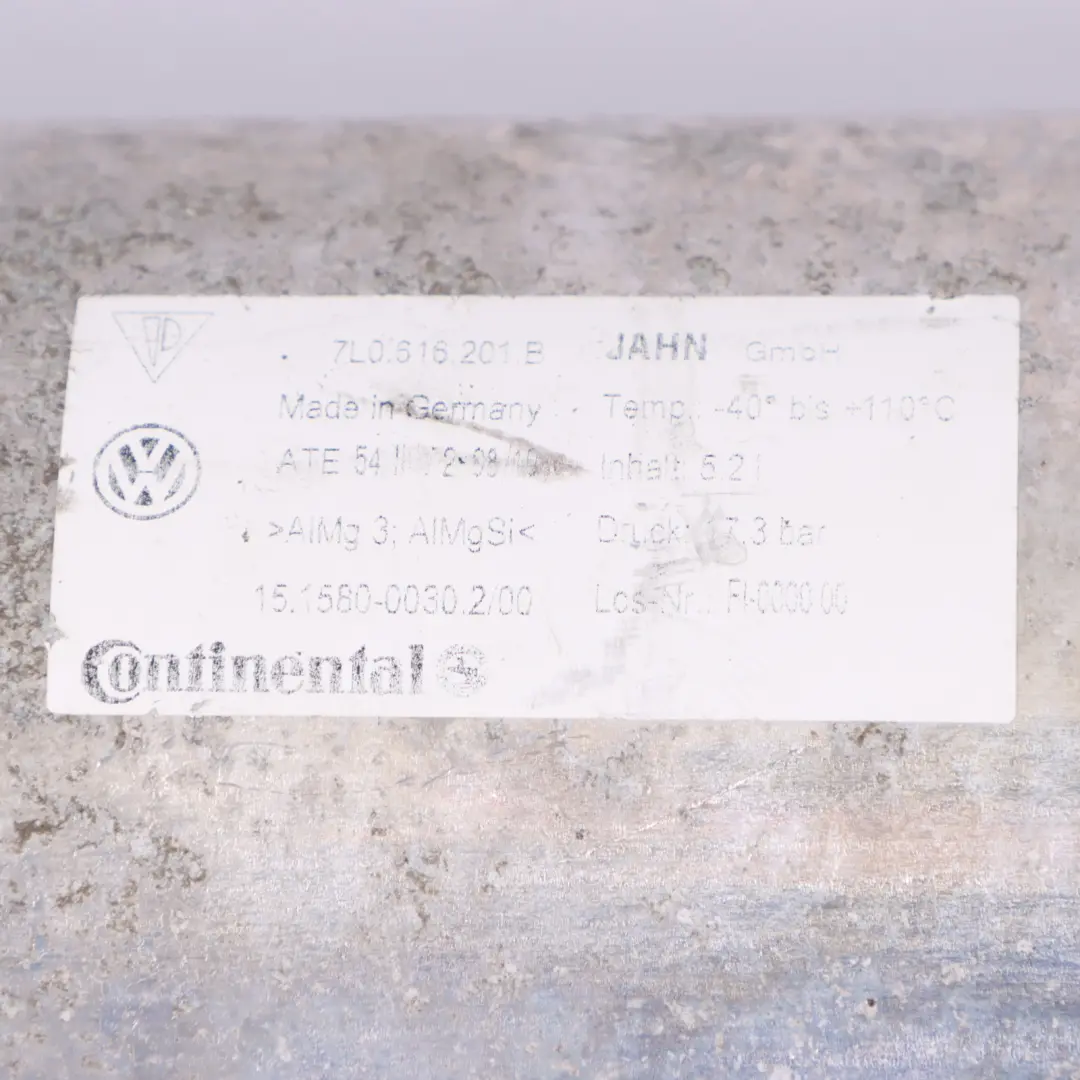 Suspension Capacité d'air Réservoir Pression Cylindre pour Audi Q7 4L à propos du numéro de pièce 7L0616201B Audi Q7 4L Suspension Capacité d'air Réservoir Pression Cylindre - SKU 7L0616201B - Numéro de pièce 7L0616201B