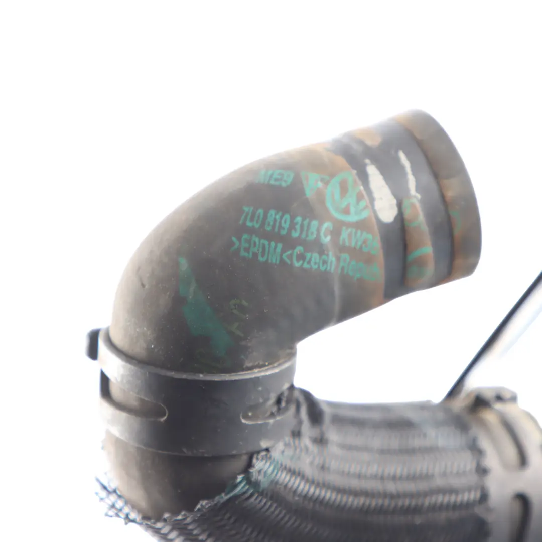 Webasto Preheater Pipe Hose Line Tube to Audi Q7 4L with Part number 7L0819318C Audi Q7 4L Webasto Preheater Pipe Hose Line Tube - SKU 7L0819318C - Part number 7L0819318C