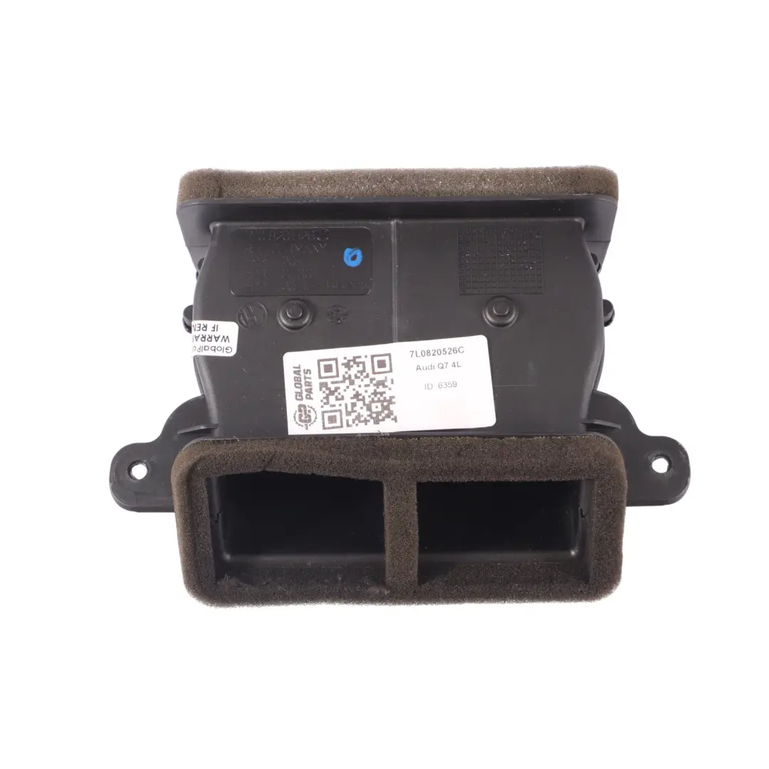 Luftkanal Mitte Fondraum Entlüftungskanal für Audi Q7 4L mit Teilenummer 7L0820526C Audi Q7 4L Luftkanal Mitte Fondraum Entlüftungskanal - SKU 7L0820526C - Teilenummer 7L0820526C