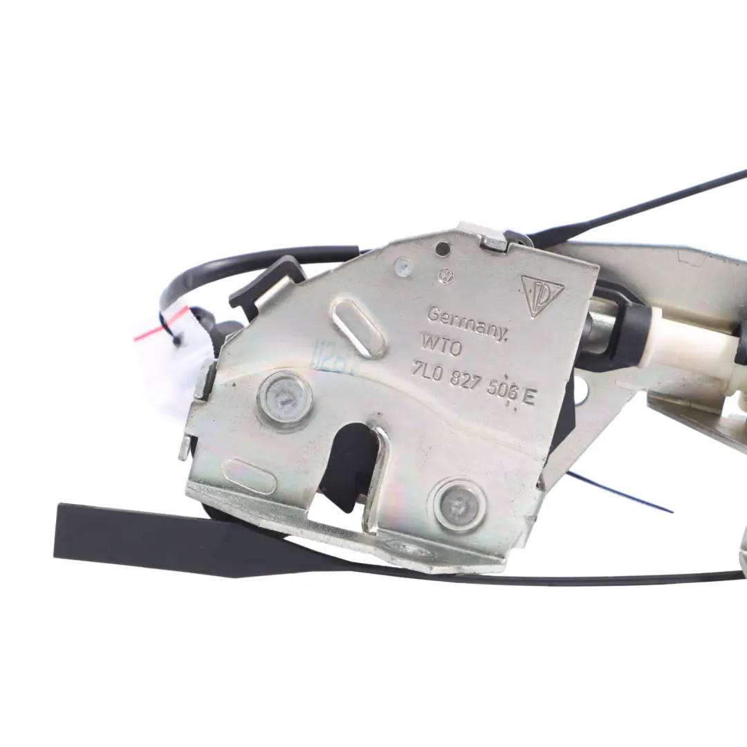 7L Kofer Raum Klappe Fenster Schloss Fangen Riegel für Volkswagen Touareg mit Teilenummer 7L0827506E Volkswagen Touareg 7L Kofer Raum Klappe Fenster Schloss Fangen Riegel - SKU 7L0827506E - Teilenummer 7L0827506E