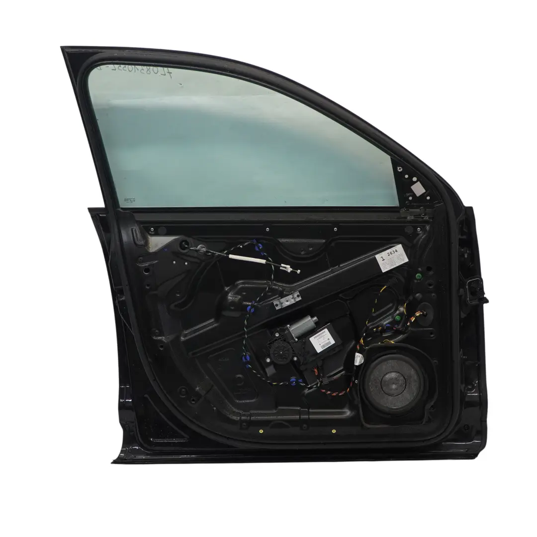 VW Volkswagen Touareg Drzwi Lewe Przednie Black Magic Pearl - C9Z - SKU 7L0831055L-BLM - Numer Części 7L0831055L