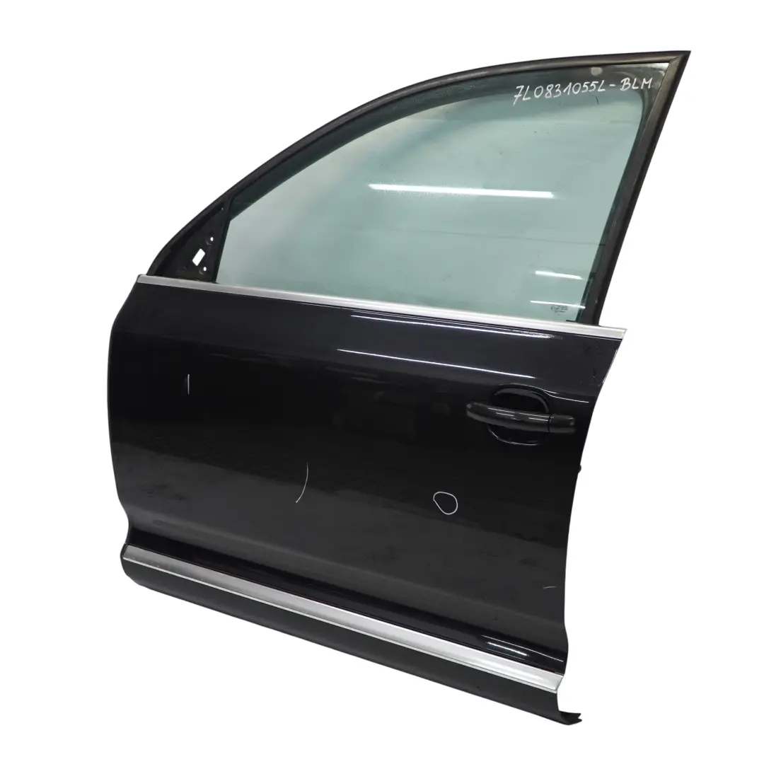 VW Volkswagen Touareg Tür Vorne Links Black Magic Pearl Schwarz - C9Z - SKU 7L0831055L-BLM - Teilenummer 7L0831055L