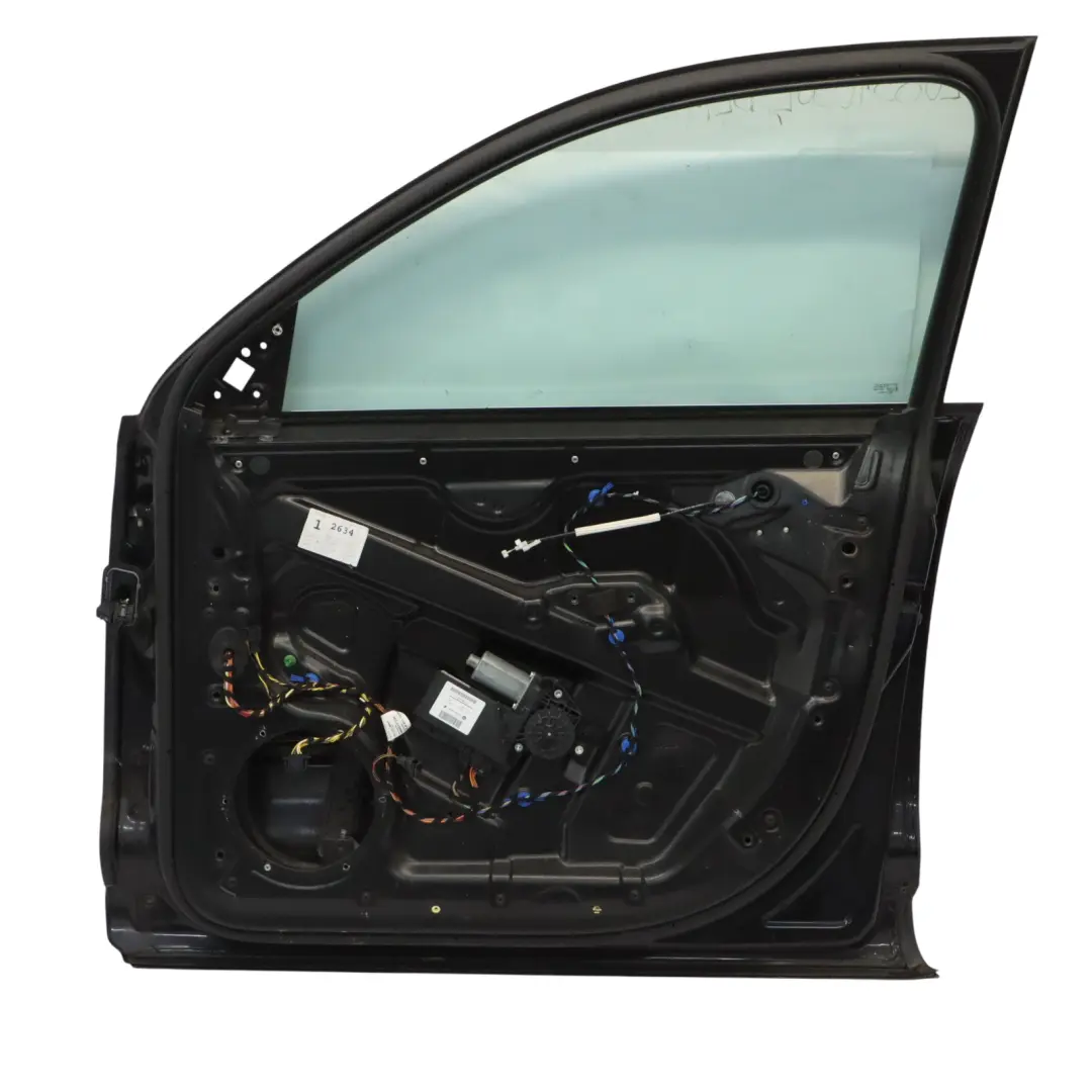 VW Volkswagen Touareg Drzwi Prawe Przednie Black Magic Pearl Czarny - C9Z - SKU 7L0831056L-BLM - Numer Części 7L0831056L