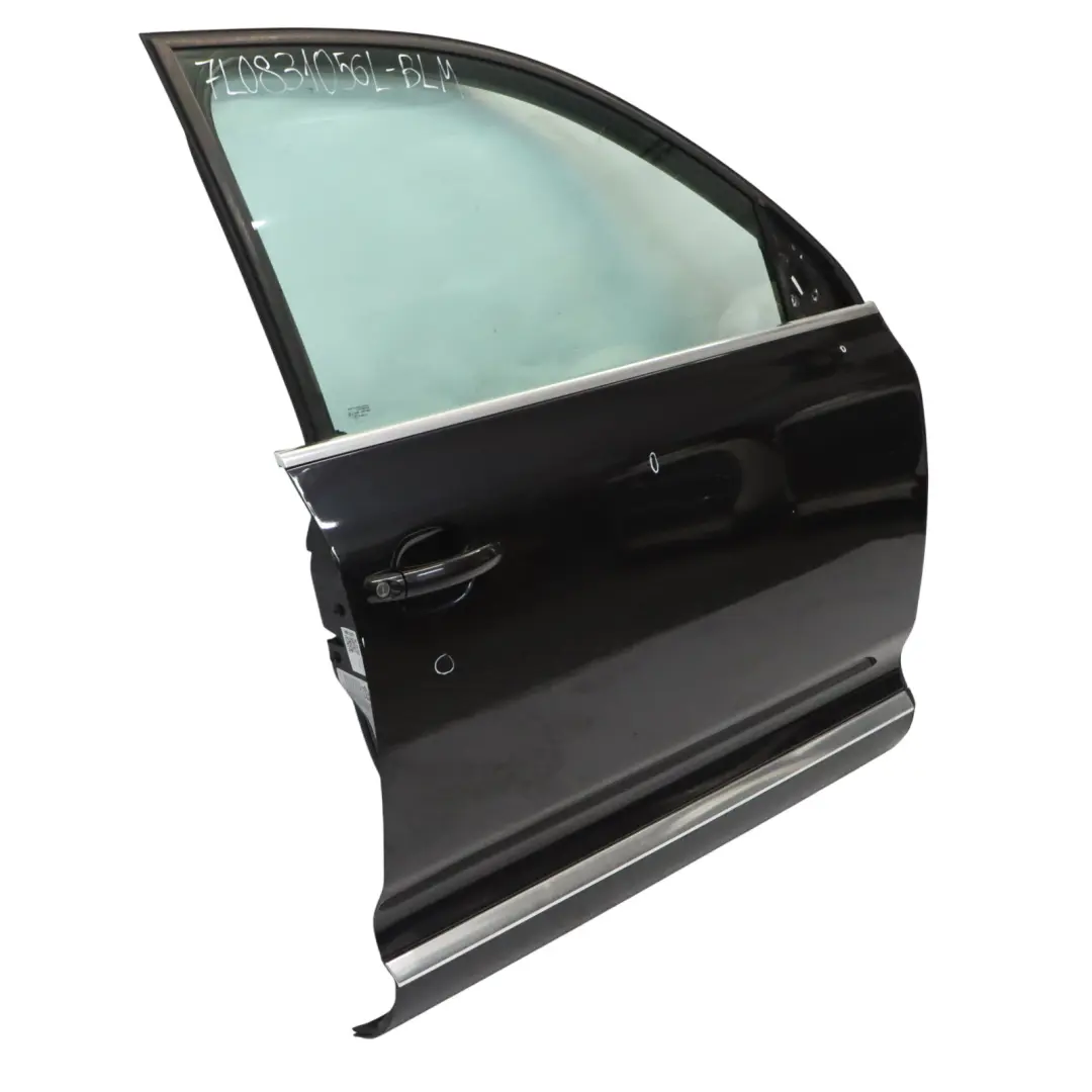 VW Volkswagen Touareg Front Right Door O/S Black Magic Pearl - C9Z - SKU 7L0831056L-BLM - Part number 7L0831056L