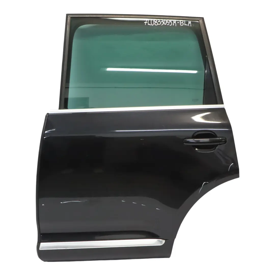 Puerta Trasera Izquierda Black Magic Pearl Negro - C9Z para VW Volkswagen Touareg con número de pieza 7L0833055M VW Volkswagen Touareg Puerta Trasera Izquierda Black Magic Pearl Negro - C9Z - SKU 7L0833055M-BLM - Número de pieza 7L0833055M