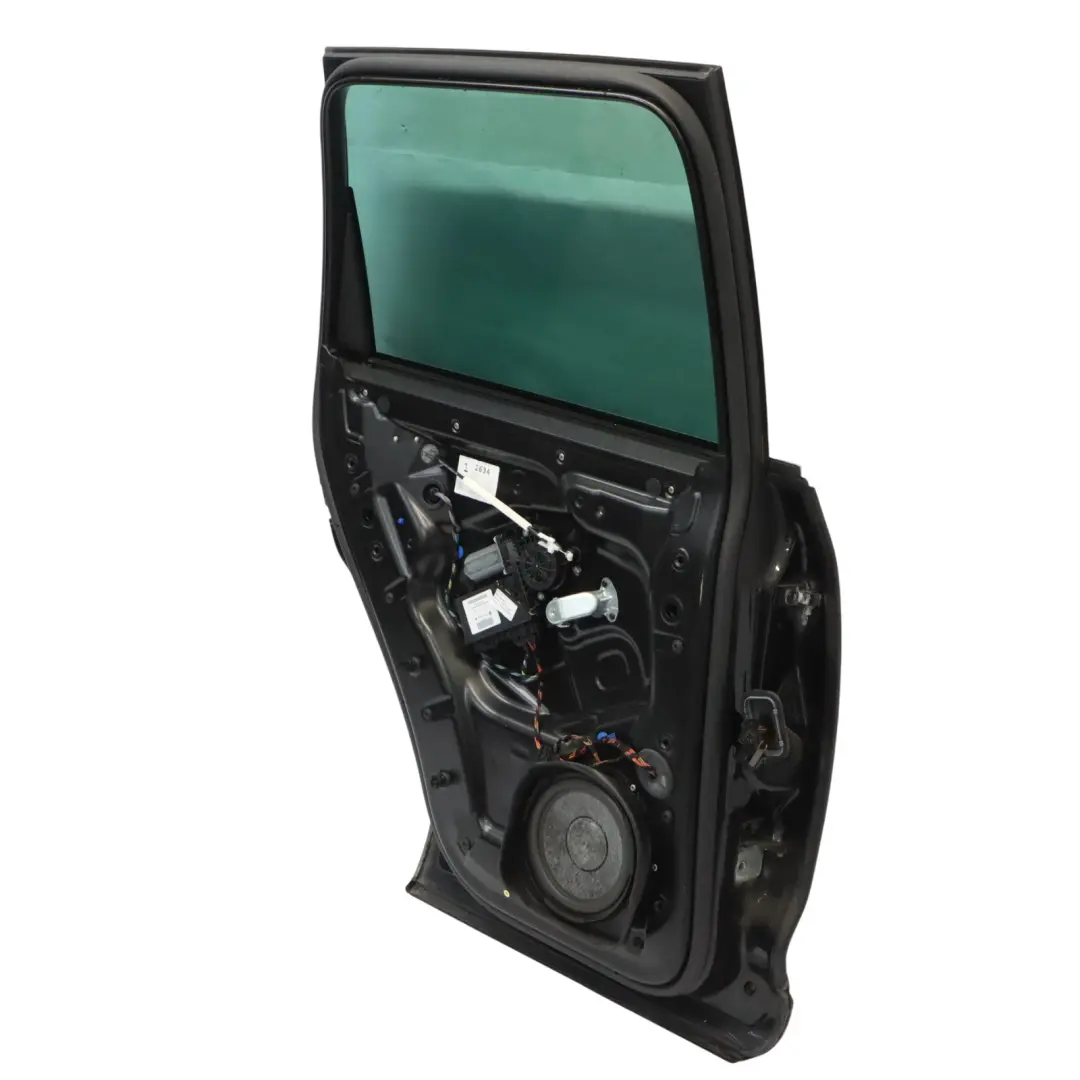 VW Volkswagen Touareg Hintere Linke Tür Black Magic Pearl - C9Z - SKU 7L0833055M-BLM - Teilenummer 7L0833055M