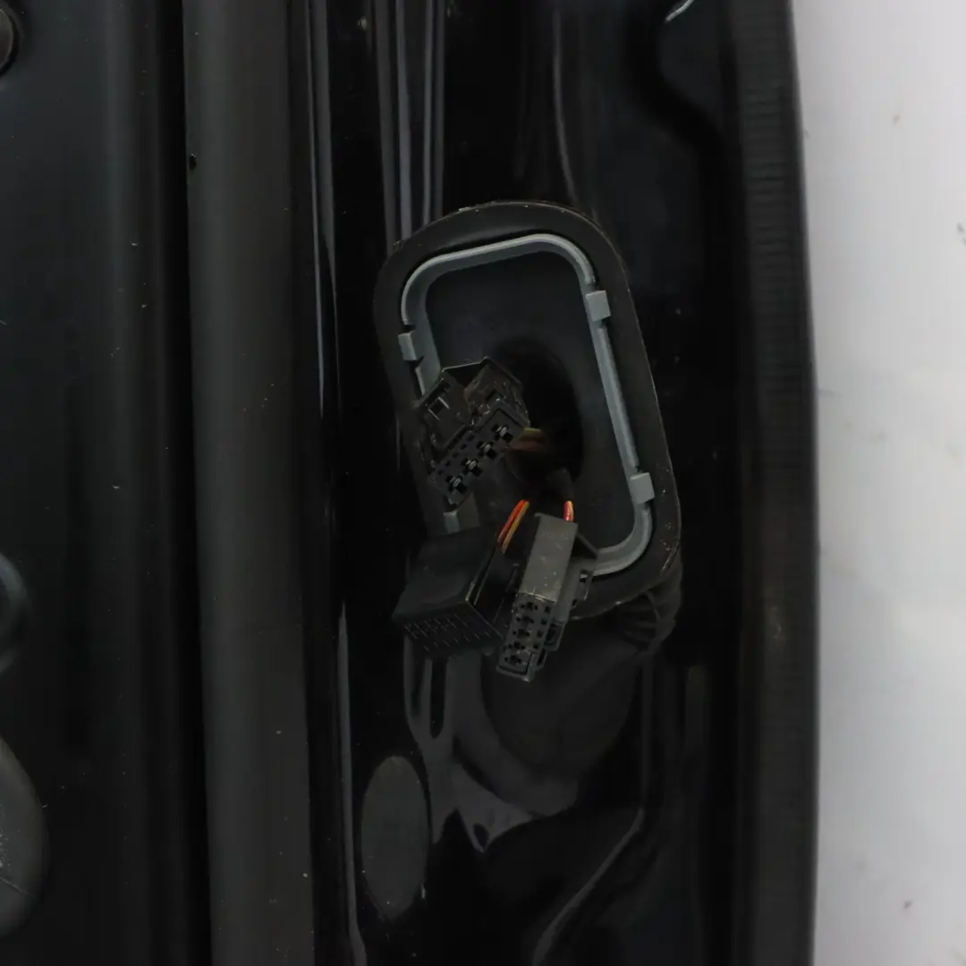 VW Volkswagen Touareg Drzwi Lewe Tylne Black Magic Pearl Czarny - C9Z - SKU 7L0833055M-BLM - Numer Części 7L0833055M