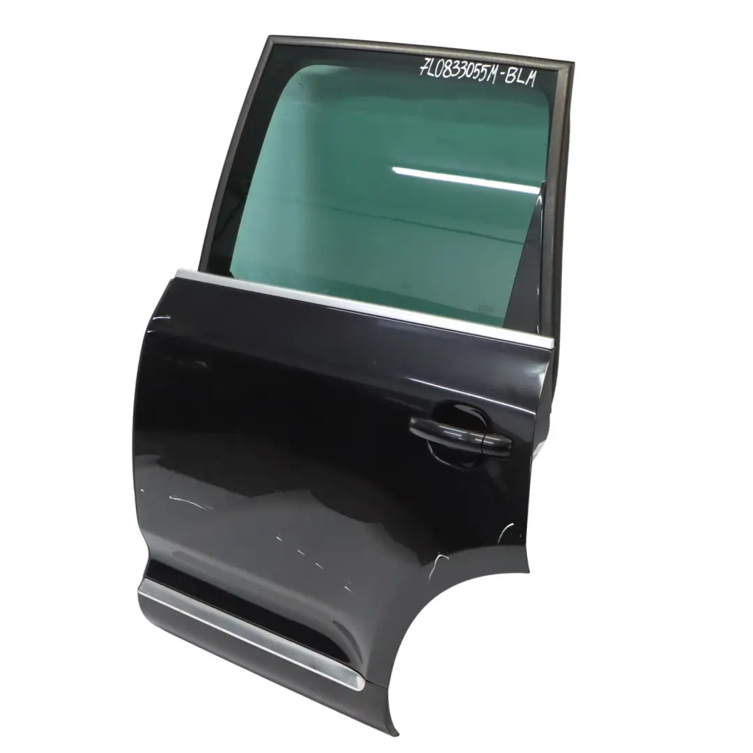 Puerta Trasera Izquierda Black Magic Pearl Negro - C9Z para VW Volkswagen Touareg con número de pieza 7L0833055M VW Volkswagen Touareg Puerta Trasera Izquierda Black Magic Pearl Negro - C9Z - SKU 7L0833055M-BLM - Número de pieza 7L0833055M