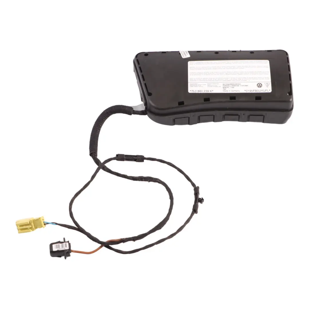 7L Modulo Aria Sedile Laterale Anteriore Sinistro per Volkswagen Touareg con numero di parte 7L0880239L Volkswagen Touareg 7L Modulo Aria Sedile Laterale Anteriore Sinistro - SKU 7L0880239L - Numero di parte 7L0880239L