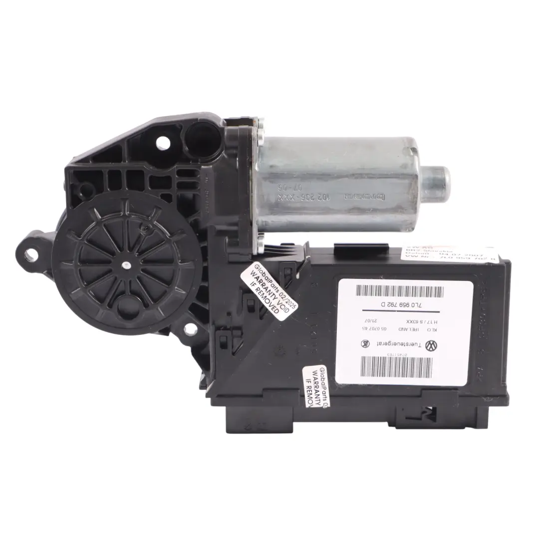 7L Motor Regulador Puerta Delantera Izquierda para Volkswagen Touareg con número de pieza 7L0959702R Volkswagen Touareg 7L Motor Regulador Puerta Delantera Izquierda - SKU 7L0959702R - Número de pieza 7L0959702R