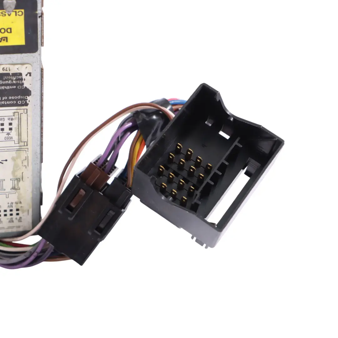 Volkswagen Touareg 7L Unidad tablero navegación multimedia pantalla - SKU 7L6035177E - Número de pieza 7L6035177E