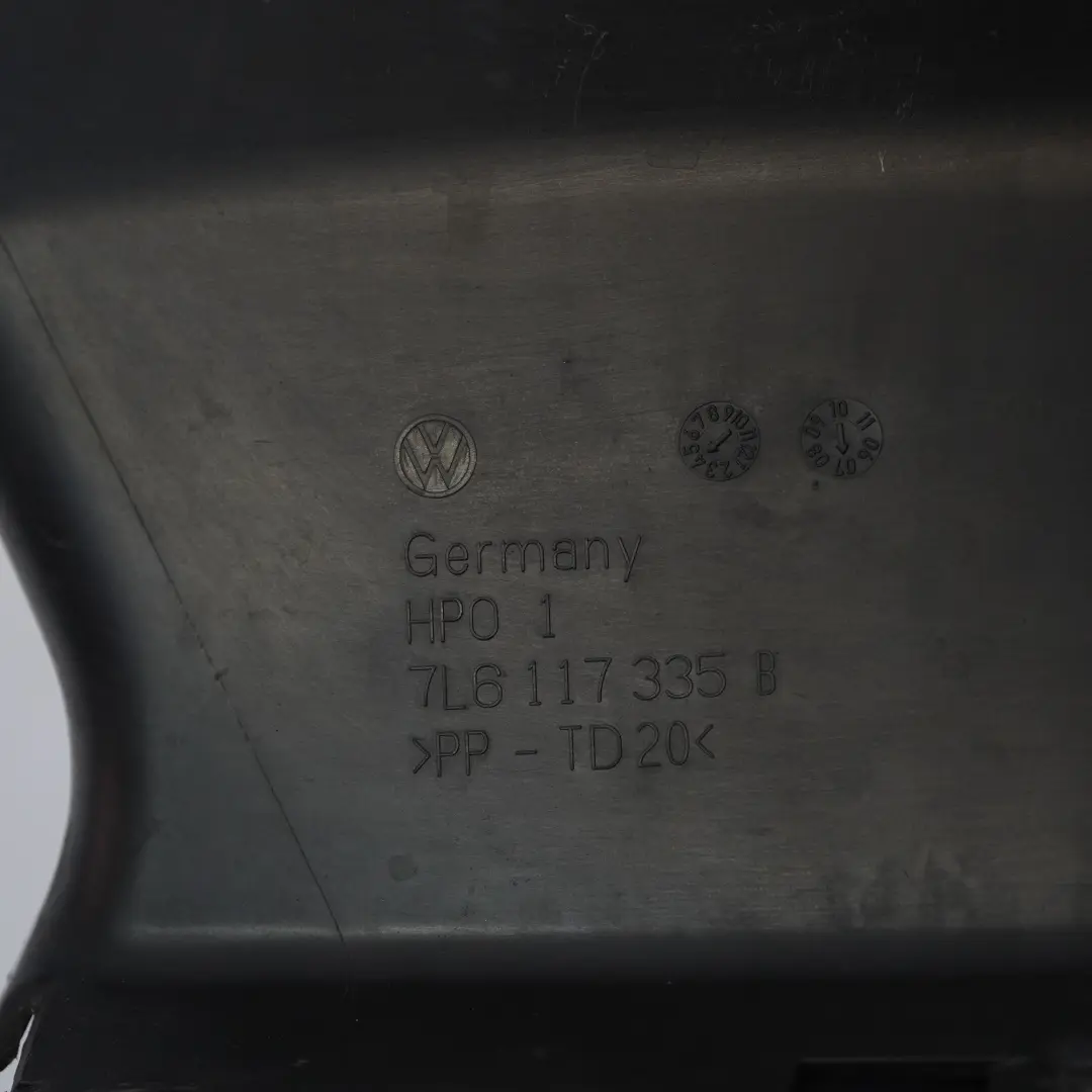 Volkswagen Touareg 7L Guide De Canal D'Admission D'Air Gauche - SKU 7L6117335B - Numéro de pièce 7L6117335B