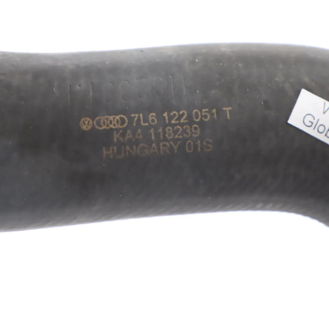 Audi Q7 4L 3.0 TDI BUG Tubo flessibile liquido raffreddamento acqua - SKU 7L6122051T - Numero di parte 7L6122051T