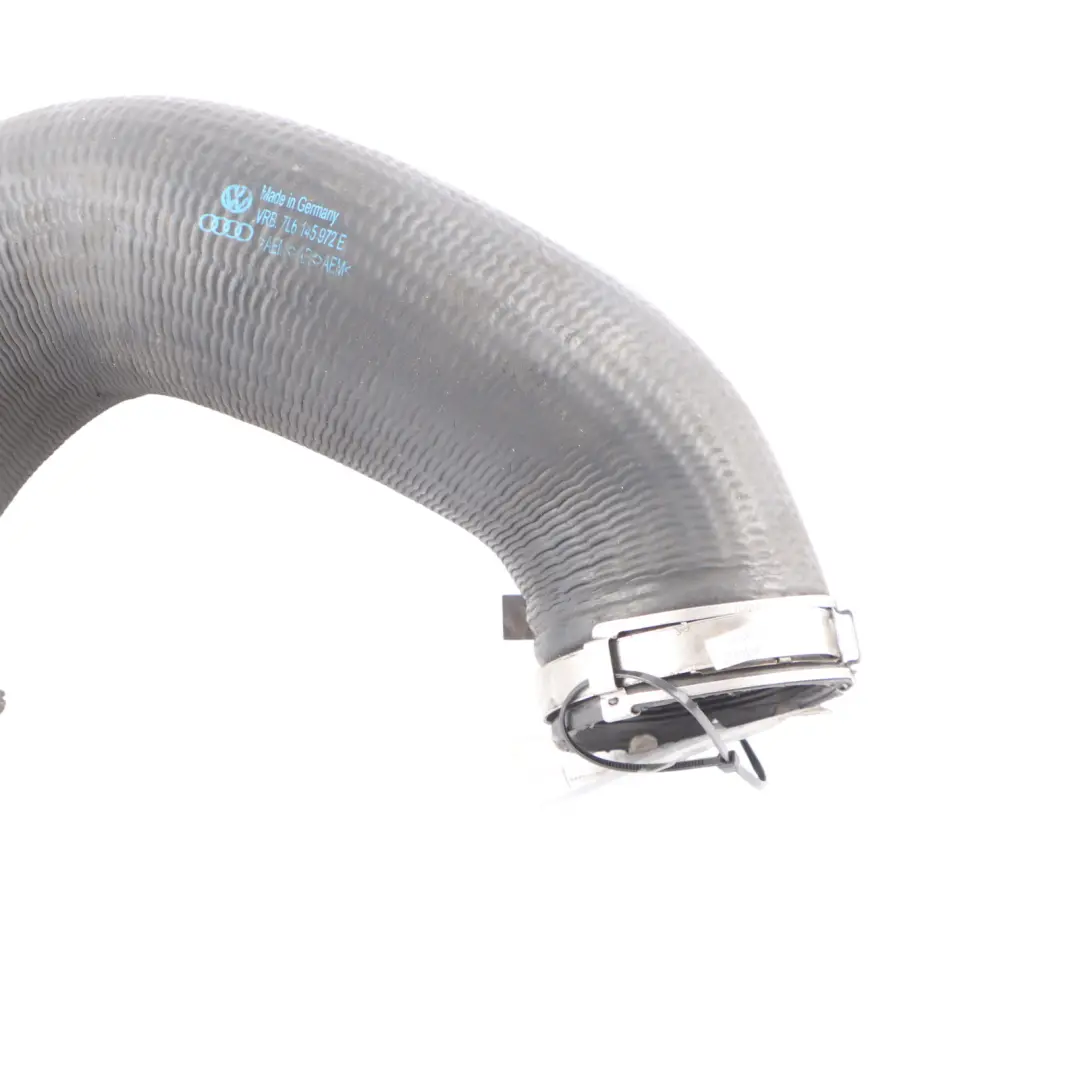 Ladeluft Kühler Lade Luft Ansaugrohr Schlauch 7L6145972H für Audi Q7 4L 3.0 TDI mit Teilenummer 7L6145972E Audi Q7 4L 3.0 TDI Ladeluft Kühler Lade Luft Ansaugrohr Schlauch 7L6145972H - SKU 7L6145972E - Teilenummer 7L6145972E