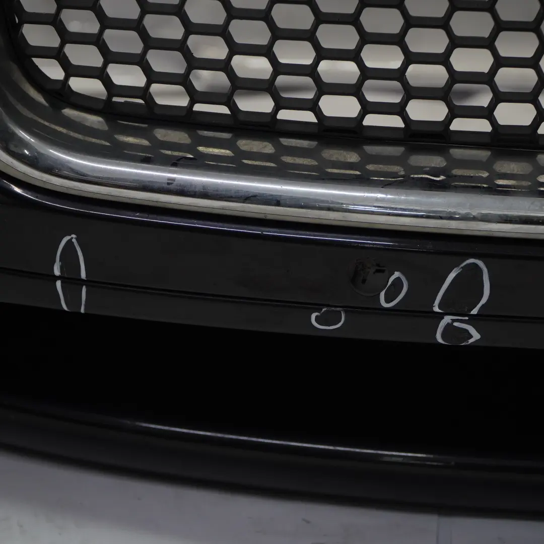 VW Volkswagen Touareg 7L Front Bumper Trim Panel PDC Black Magic Pearl - C9Z - SKU 7L6807217AS-BLM - Part number 7L6807217AS