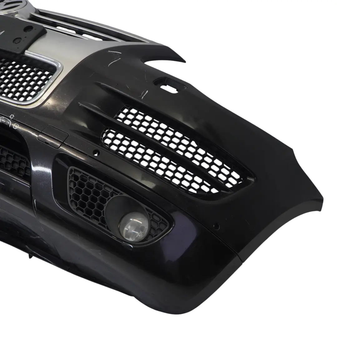 VW Volkswagen Touareg 7L Front Bumper Trim Panel PDC Black Magic Pearl - C9Z - SKU 7L6807217AS-BLM - Part number 7L6807217AS