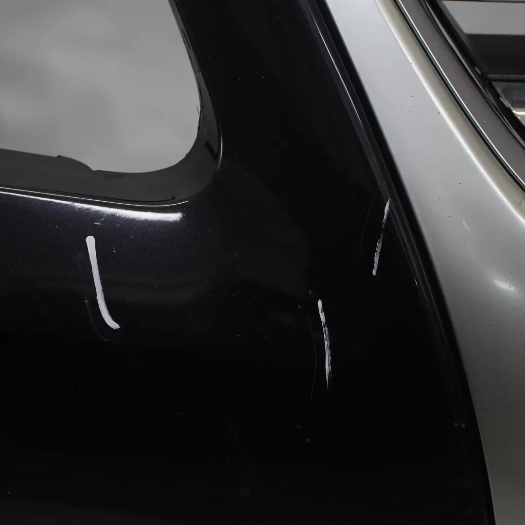 VW Volkswagen Touareg 7L Front Bumper Trim Panel PDC Black Magic Pearl - C9Z - SKU 7L6807217AS-BLM - Part number 7L6807217AS