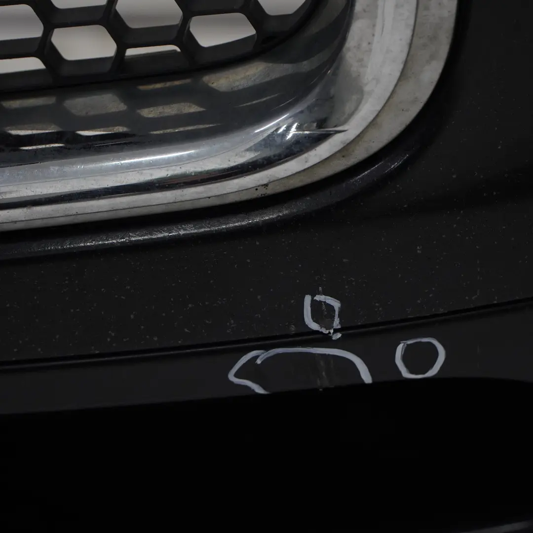 VW Volkswagen Touareg 7L Front Bumper Trim Panel PDC Black Magic Pearl - C9Z - SKU 7L6807217AS-BLM - Part number 7L6807217AS