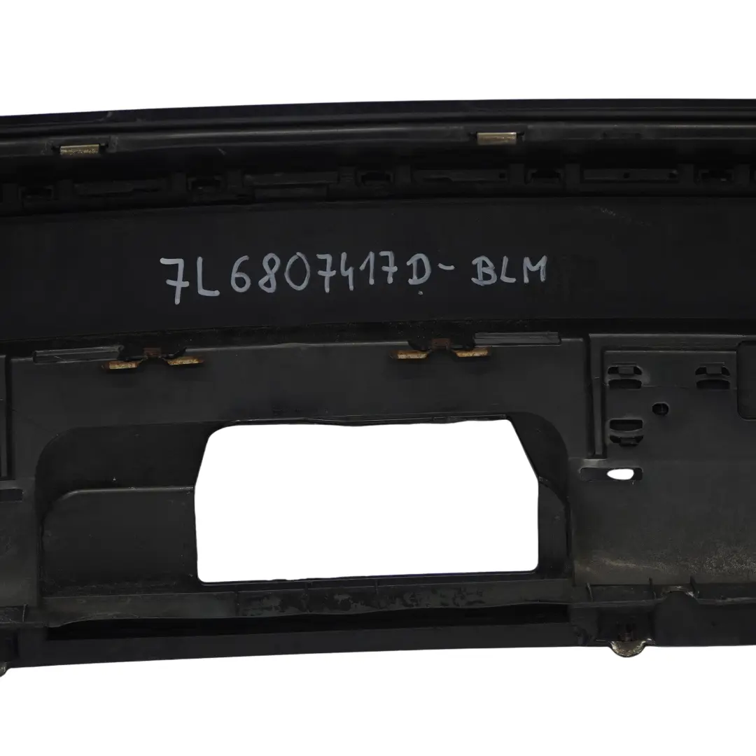 7L Tylny Zderzak PDC Black Magic Pearl - C9Z do Volkswagen VW Touareg o numerze 7L6807417D Volkswagen VW Touareg 7L Tylny Zderzak PDC Black Magic Pearl - C9Z - SKU 7L6807417D-BLM - Numer Części 7L6807417D