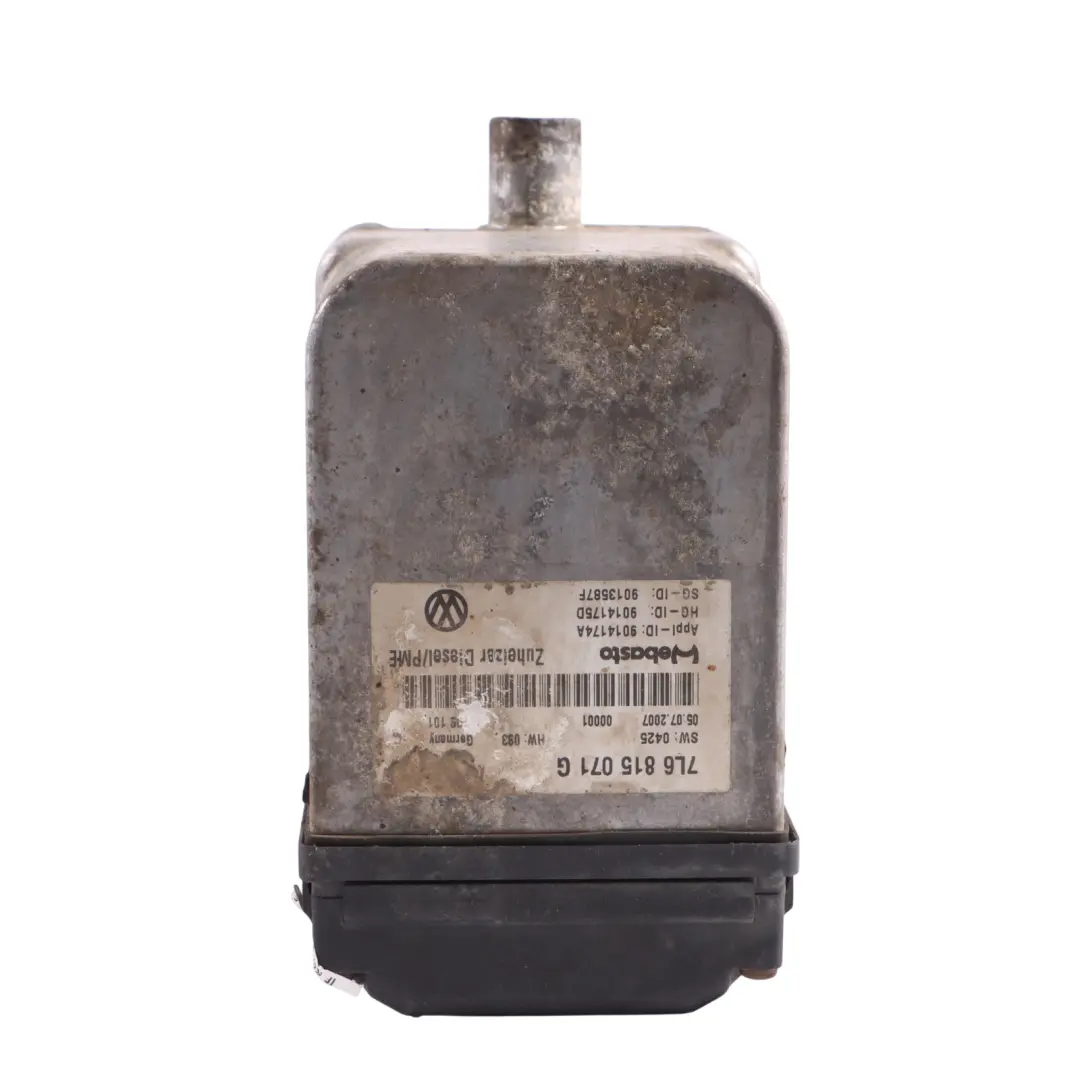 VW Touareg 7L 3.0 TDI Webasto Riscaldatore ausiliario aggiuntivo - SKU 7L6815071G - Numero di parte 7L6815071G
