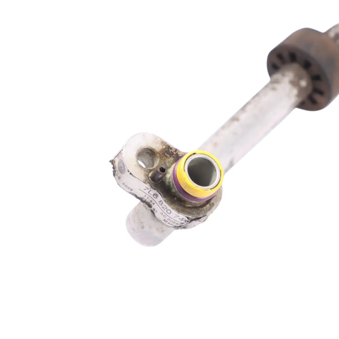 Klima Schlauch A/C Rohr Leitung für Audi Q7 4L 3.0 TDI mit Teilenummer 7L6820744BD Audi Q7 4L 3.0 TDI Klima Schlauch A/C Rohr Leitung - SKU 7L6820744BD - Teilenummer 7L6820744BD