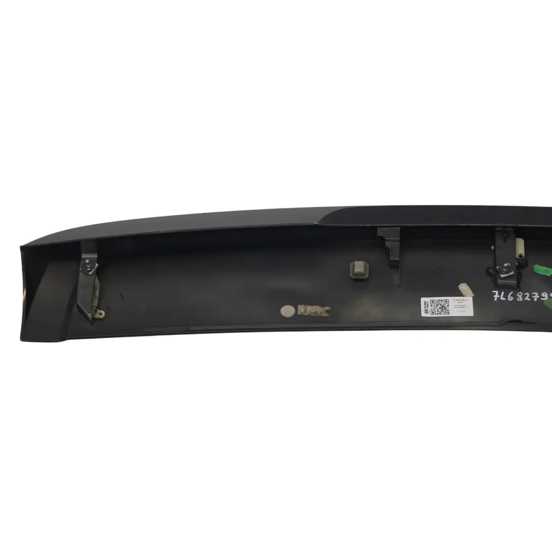 Volkswagen Touareg 7L Rear Spoiler Boot Tailgate Trim Black Magic Pearl - C9Z - SKU 7L6827991C-BLM - Part number 7L6827991C