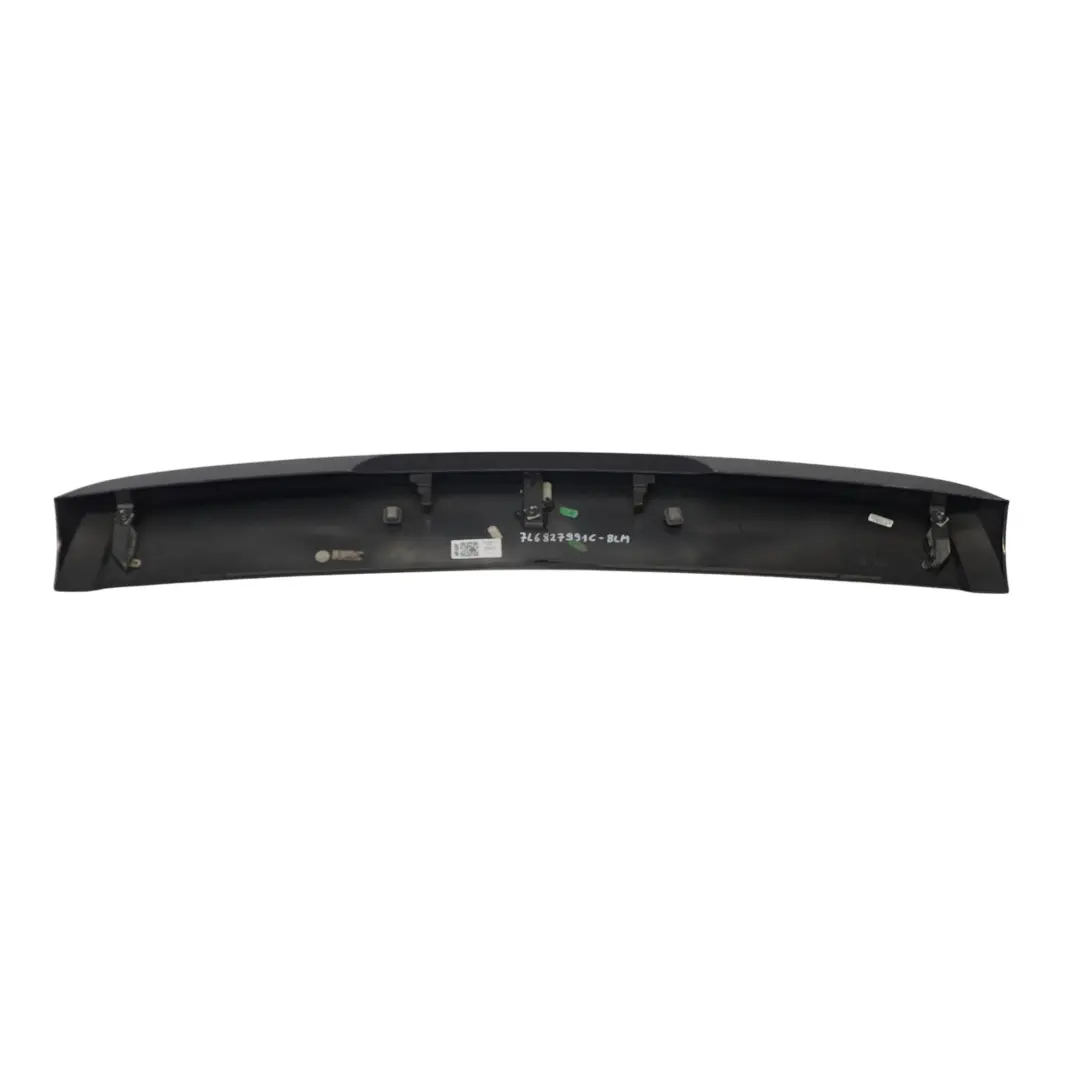 Volkswagen Touareg 7L Rear Spoiler Boot Tailgate Trim Black Magic Pearl - C9Z - SKU 7L6827991C-BLM - Part number 7L6827991C