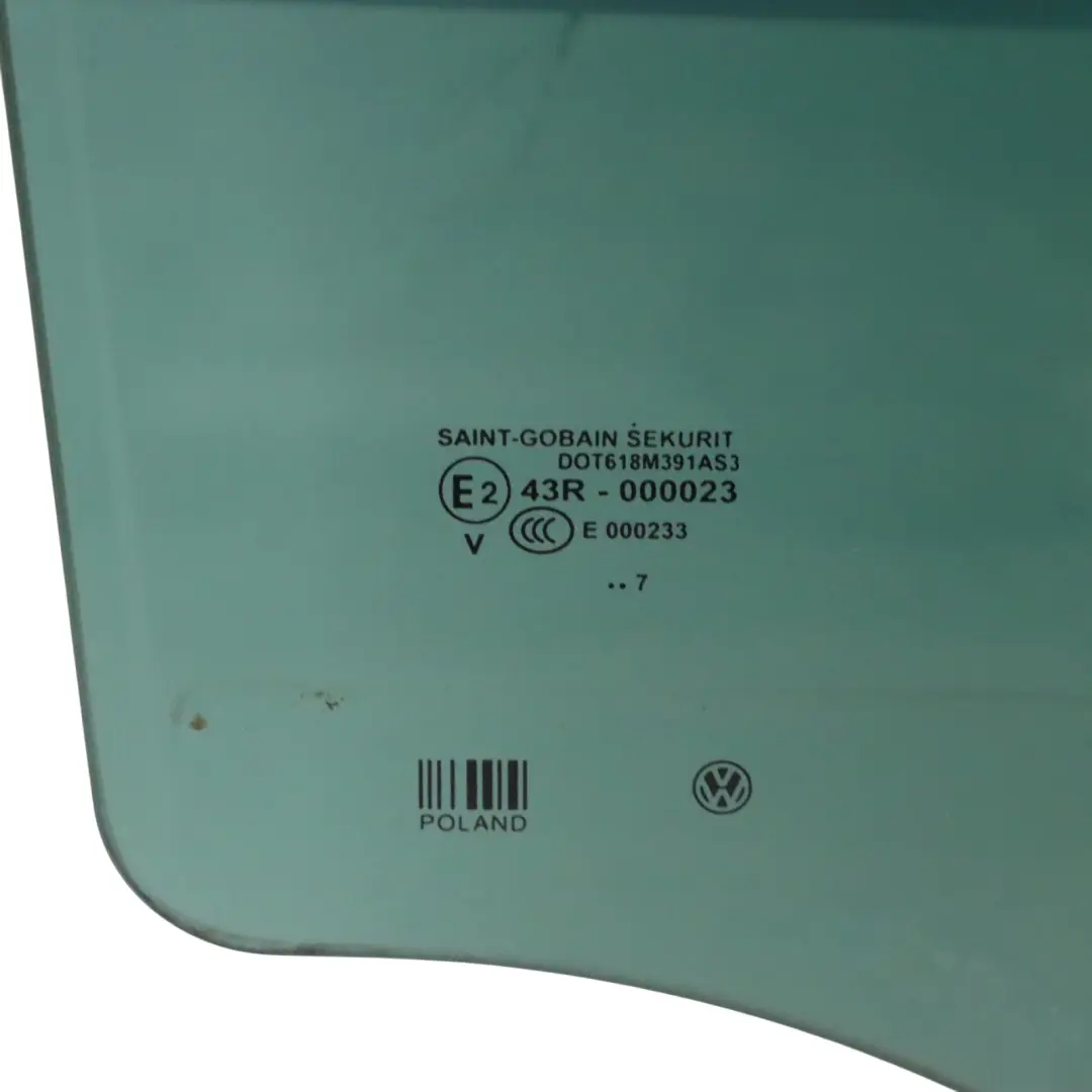 Volkswagen Touareg 7L Vitre De Porte Arrière Droite Vitrage AS3 - SKU 7L6845206E - Numéro de pièce 7L6845206E