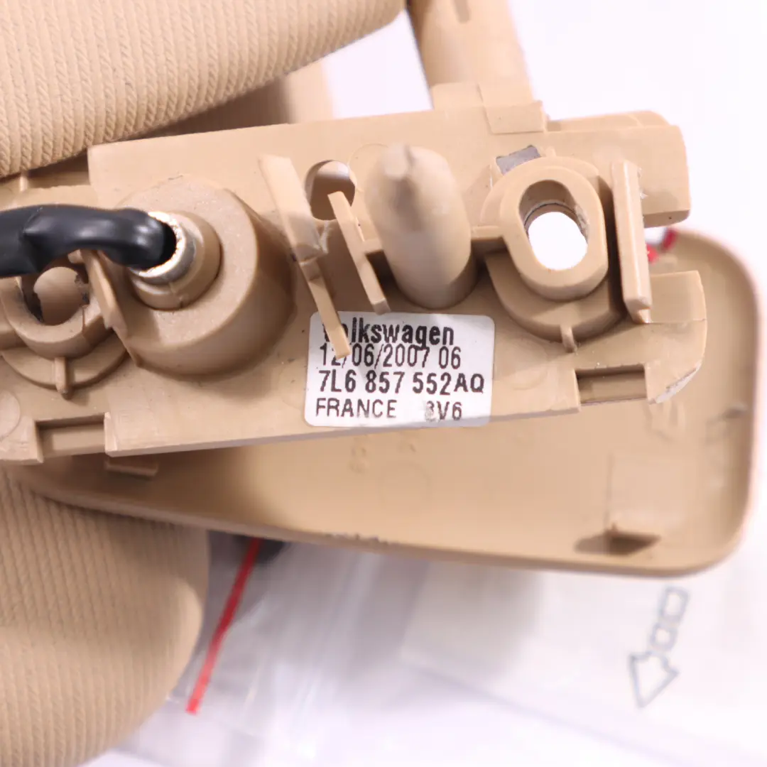 Volkswagen Touareg 7L Pannello Copertura Parasole Destro Parasole - SKU 7L6857552AQ - Numero di parte 7L6857552AQ