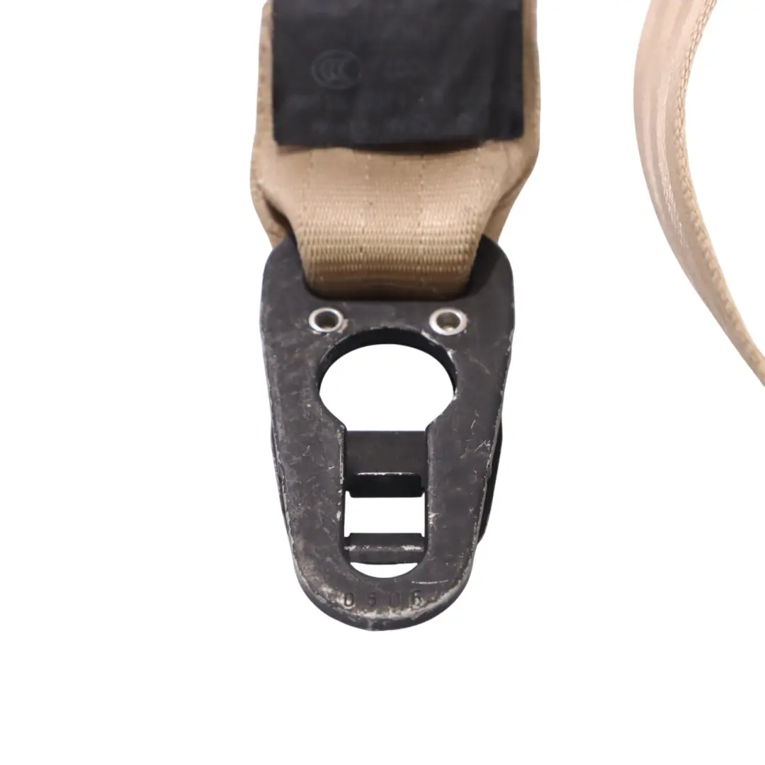 Volkswagen Touareg 7L Front Seat Belt Buckle Latch Left N/S Beige - SKU 7L6857705A-1 - Part number 7L6857705A