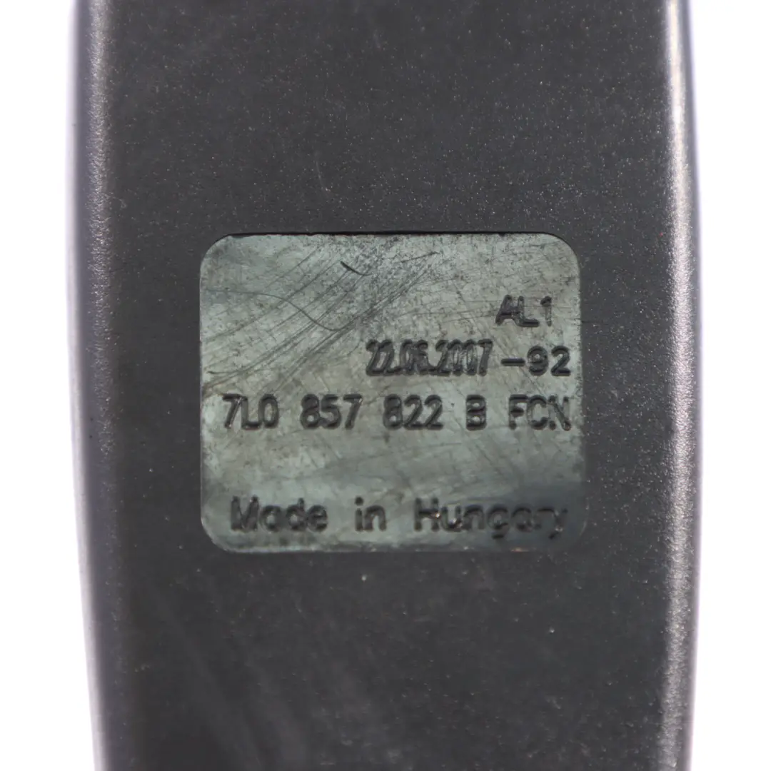 VW Volkswagen Touareg 7L Rear Seat Belt Twin Buckle Bench Left N/S - SKU 7L6857822A - Part number 7L6857822A