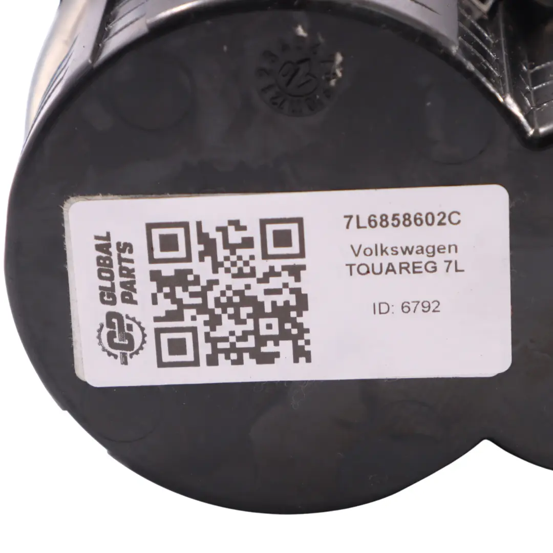 Volkswagen Touareg 4L Konsola Środkowa Uchwyt Kubek Czarny - SKU 7L6858602C - Numer Części 7L6858602C