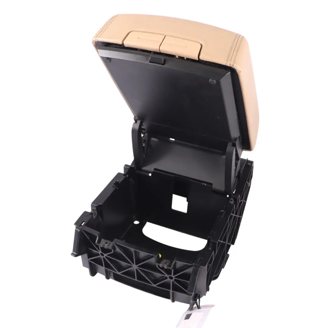 Volkswagen Touareg 7L Bracciolo Console Centrale In Pelle Beige - SKU 7L6863276G - Numero di parte 7L6863276G