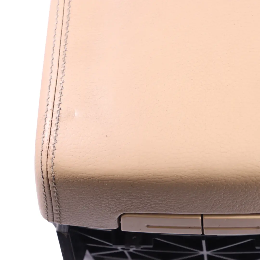 Volkswagen Touareg 7L Mittel Konsole Arm Lehne Ablage Leder Beige - SKU 7L6863276G - Teilenummer 7L6863276G