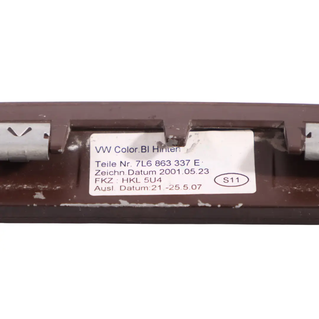 Volkswagen Touareg 7L console centrale avant Entourage levier vitesse - SKU 7L6863337E - Numéro de pièce 7L6863337E