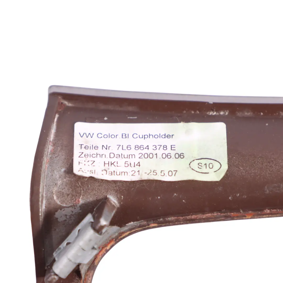 Volkswagen Touareg 7L Decor Trim Cover Centre Floor Console Wood - SKU 7L6864378E - Part number 7L6864378E