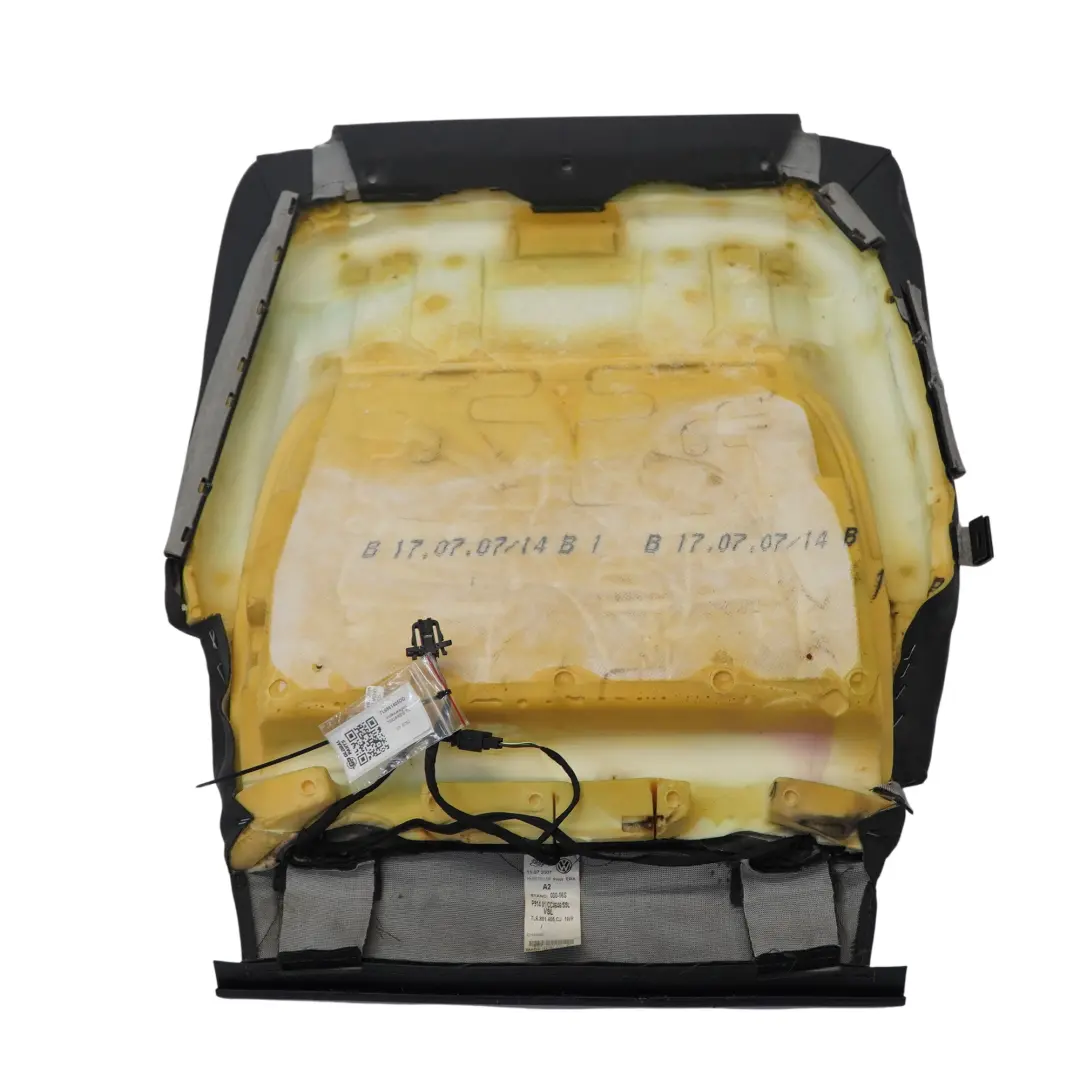 Volkswagen Touareg 7L Sedile Anteriore Inferiore Sinistro Riscaldato Nero Lether - SKU 7L6881405DD - Numero di parte 7L6881405DD