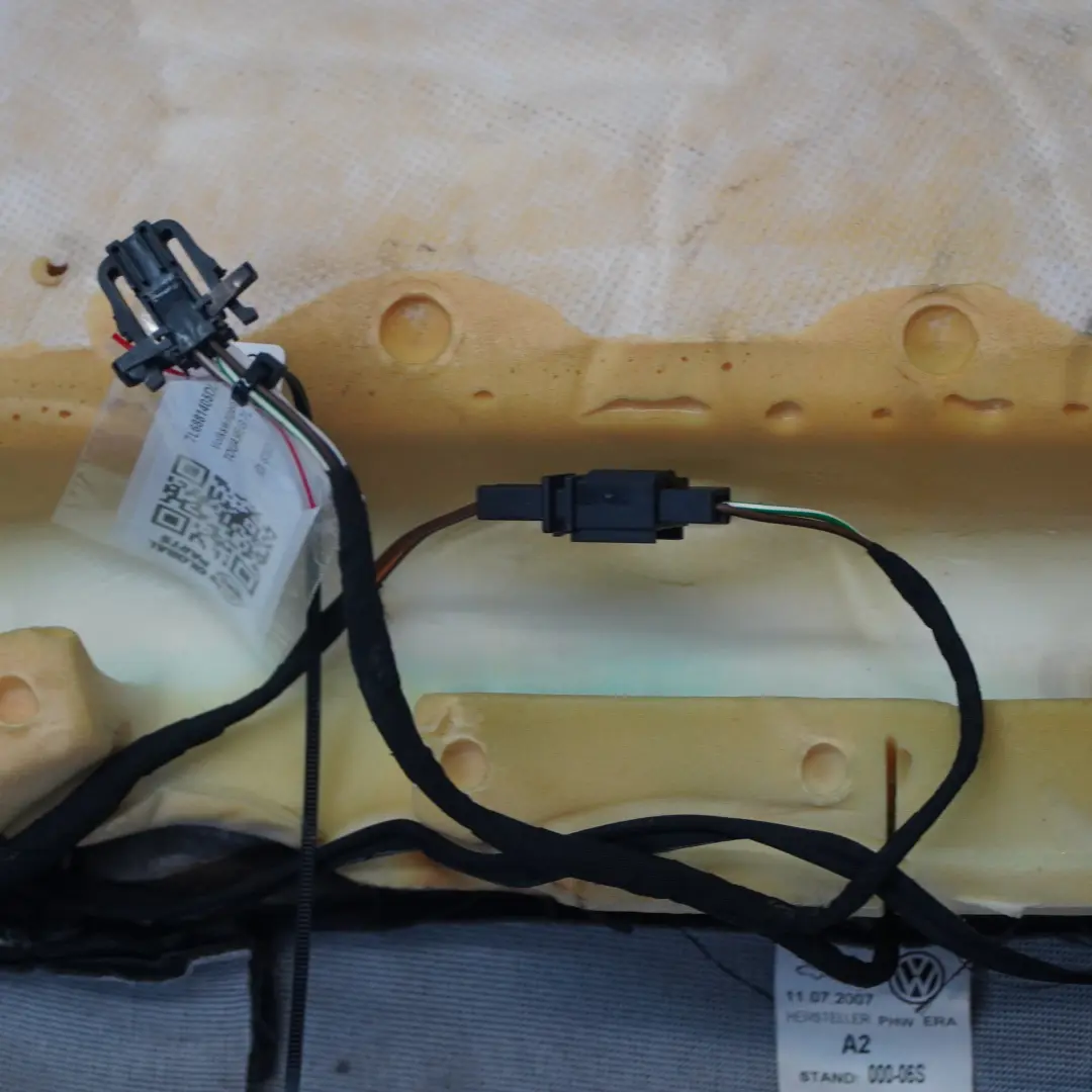 Volkswagen Touareg 7L Vorne Unten Sitz Kissen Links Beheizt Lether Schwarz - SKU 7L6881405DD - Teilenummer 7L6881405DD