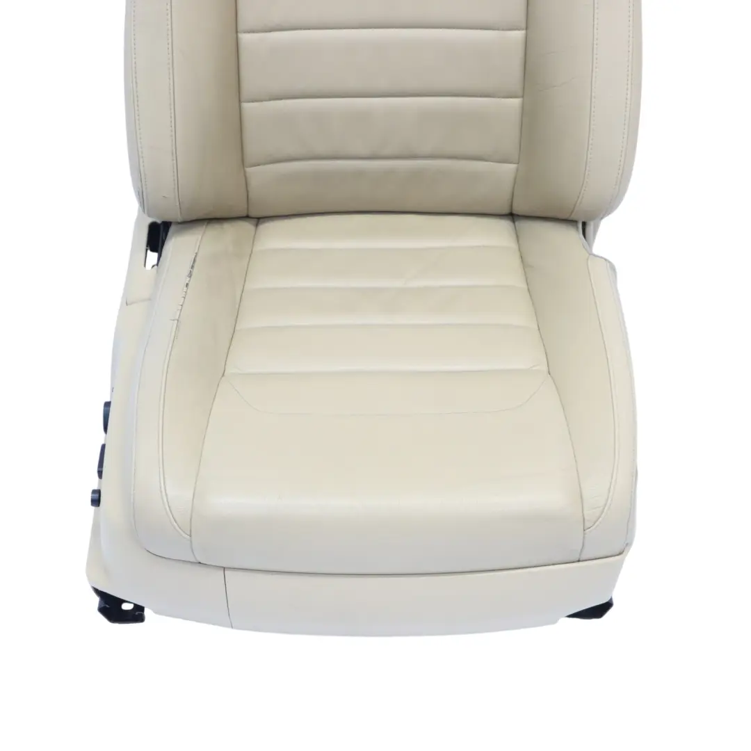 Volkswagen Touareg 7L Sedile Anteriore Destro Interno Riscaldato Pelle Beige - SKU 7L6881806FG-2 - Numero di parte 7L6881806FG