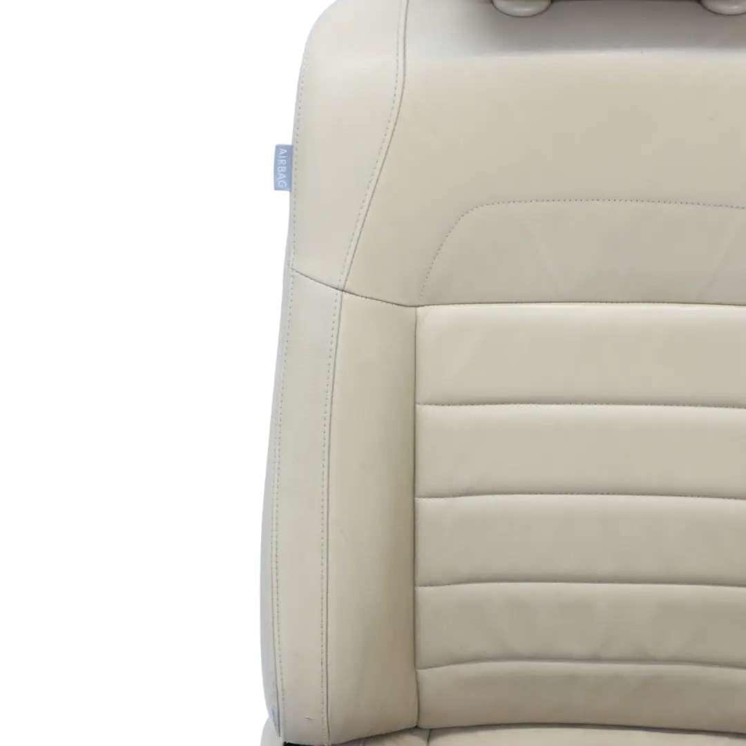Volkswagen Touareg 7L Fotel Przód Prawy Przedni Grzany Skóra Beżowy - SKU 7L6881806FG-2 - Numer Części 7L6881806FG