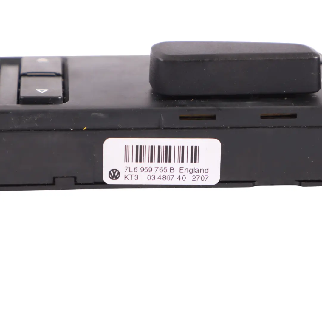 Volkswagen Touareg 7L Front Seat Adjustment Switch Left N/S Panel - SKU 7L6959765B - Part number 7L6959765B