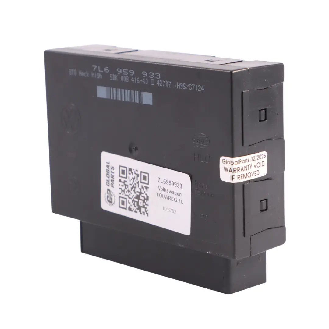 Volkswagen Touareg 7L Control Confort Unidad Módulo Unidad ECU - SKU 7L6959933 - Número de pieza 7L6959933