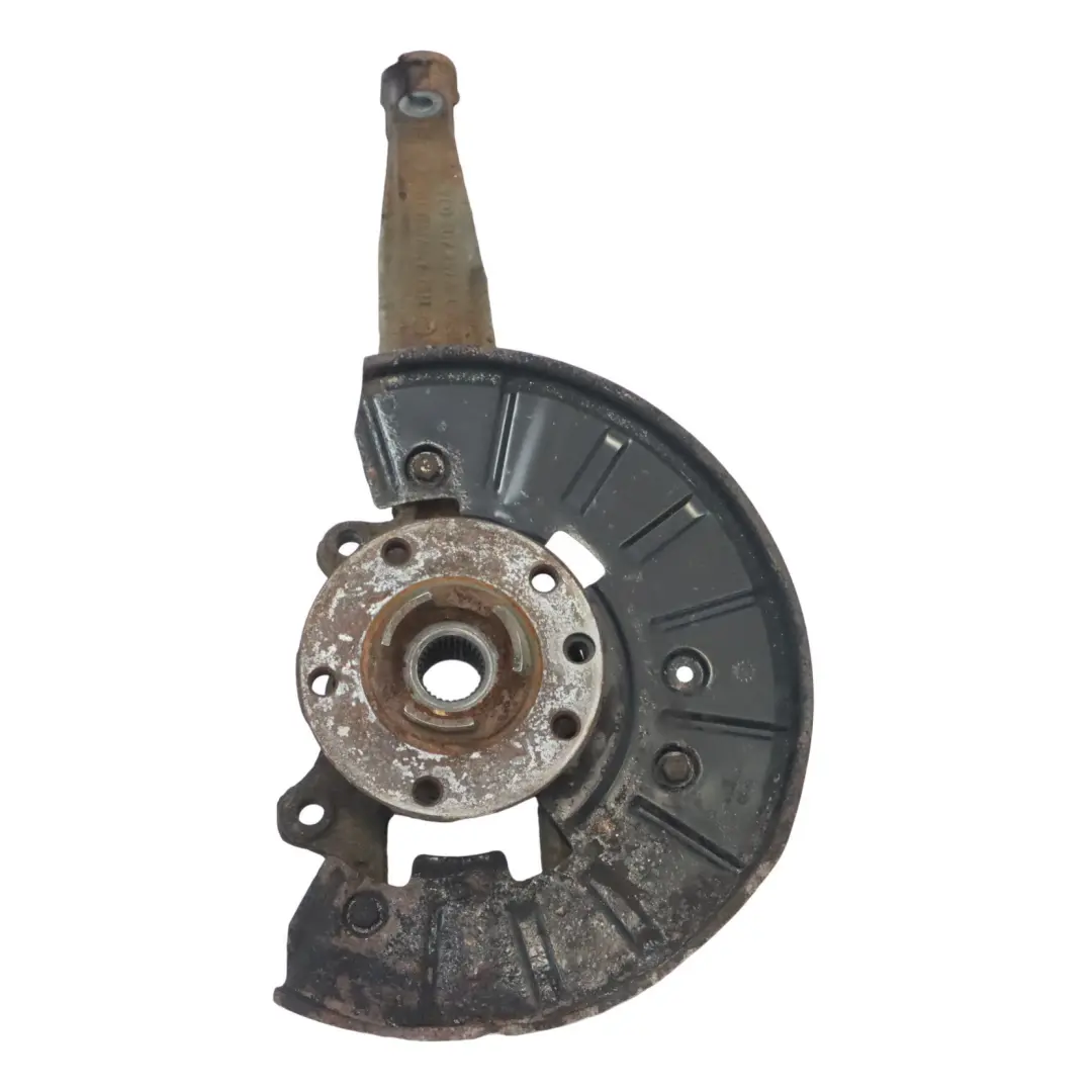 Audi Q7 4L Portaruedas Delantero Izquierdo Soporte de Cubo de Rueda Placa - SKU 7L8407257C - Número de pieza 7L8407257C