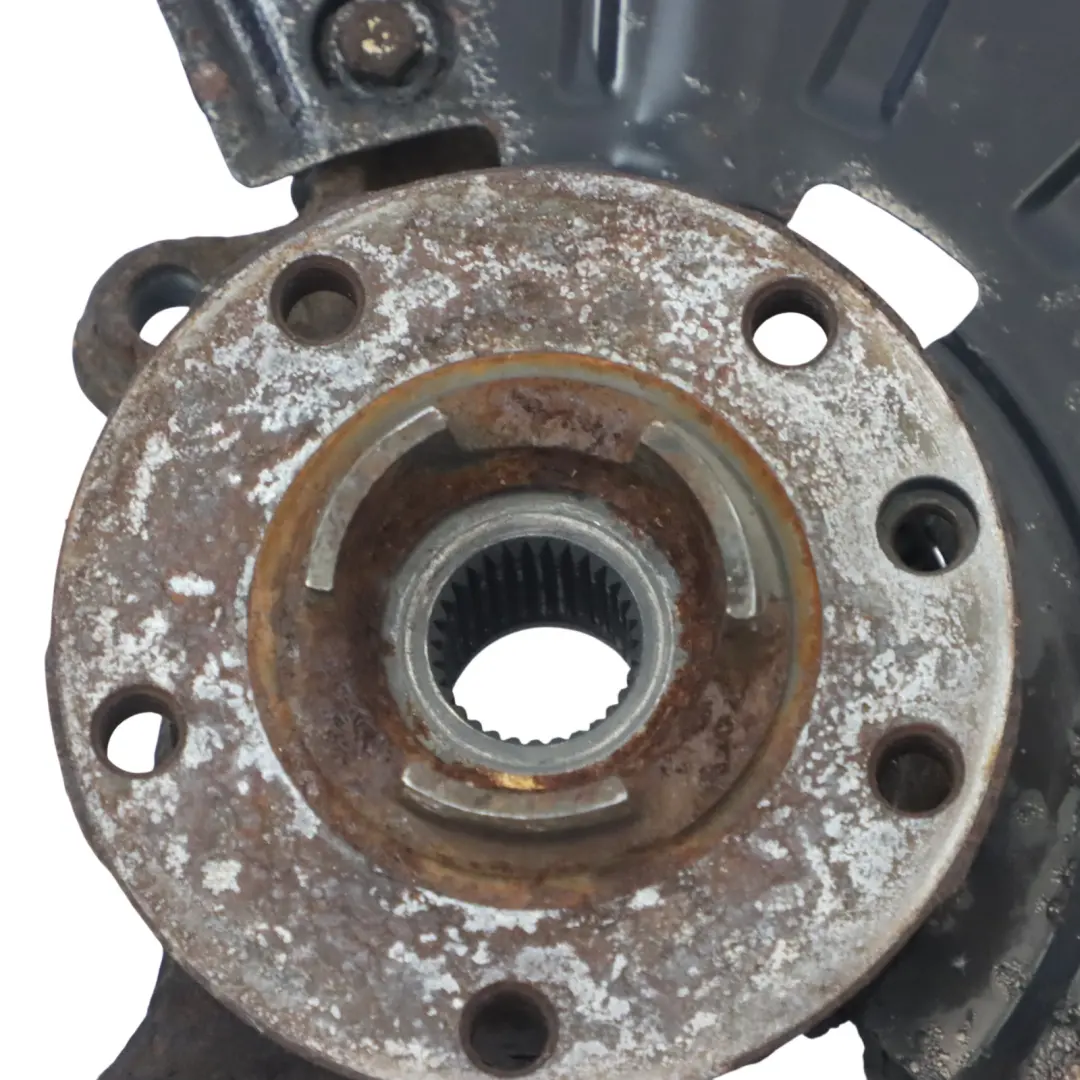 Audi Q7 4L Portaruedas Delantero Izquierdo Soporte de Cubo de Rueda Placa - SKU 7L8407257C - Número de pieza 7L8407257C