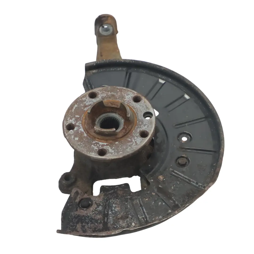 Audi Q7 4L Portaruedas Delantero Izquierdo Soporte de Cubo de Rueda Placa - SKU 7L8407257C - Número de pieza 7L8407257C