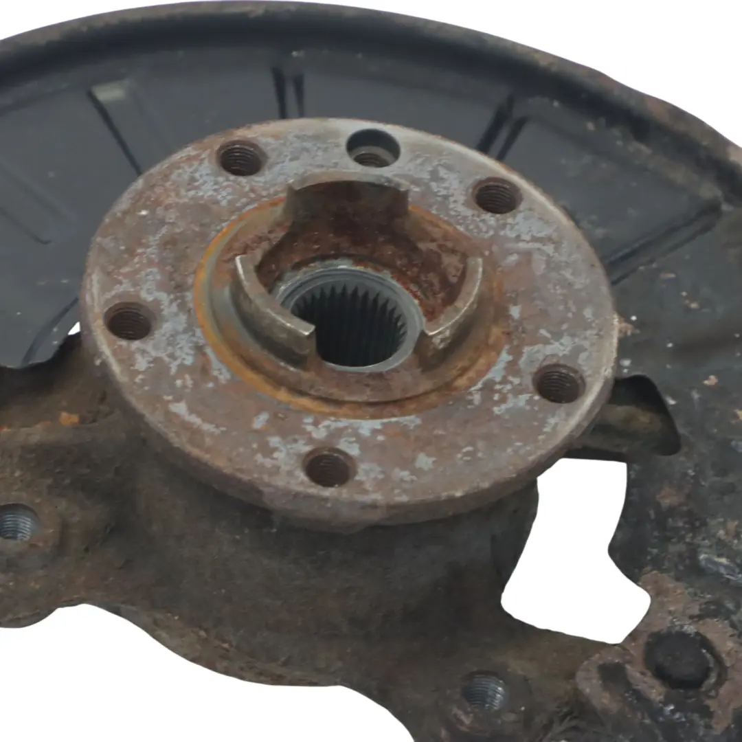 Audi Q7 4L Portaruedas Delantero Izquierdo Soporte de Cubo de Rueda Placa - SKU 7L8407257C - Número de pieza 7L8407257C