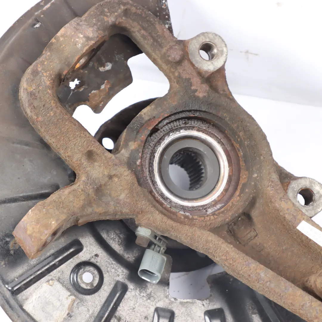 Audi Q7 4L Front Axle Stub Wheel Knuckle Carrier Mount Right O/S - SKU 7L8407258A - Part number 7L8407258A
