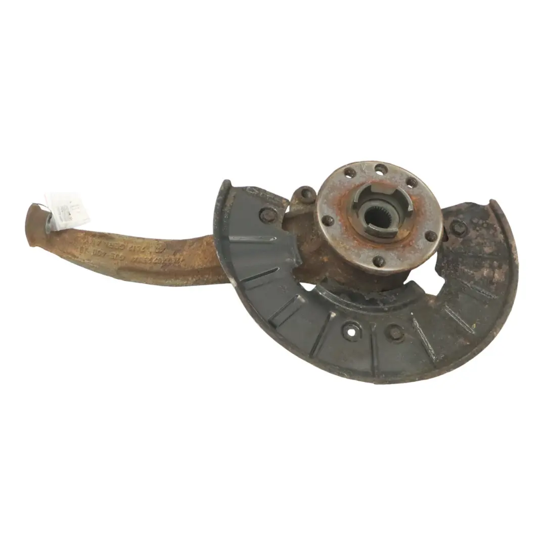 Audi Q7 4L Portaruedas Soporte de cubo de rueda delantera derecha Placa - SKU 7L8407258C - Número de pieza 7L8407258C