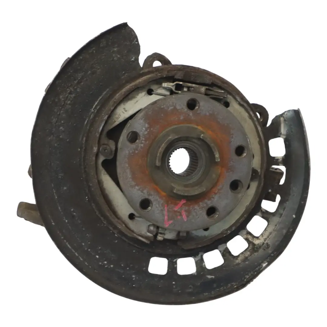 Audi Q7 4L Plaque de disque de frein du porte roue arrière gauche - SKU 7L8505435A-1 - Numéro de pièce 7L8505435A