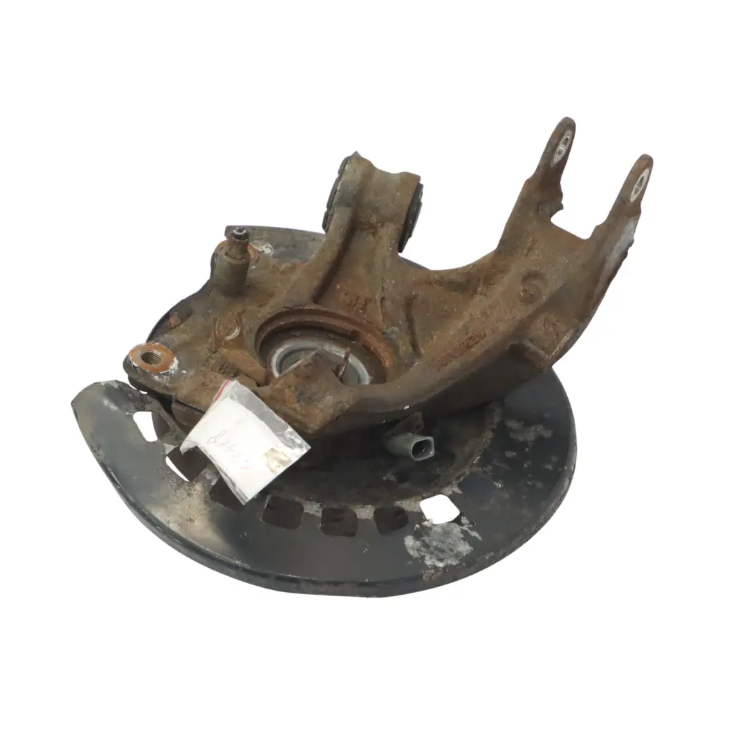 Audi Q7 4L Hinten Links Radträger Achsschenkel Bremsscheibe Teller - SKU 7L8505435A-1 - Teilenummer 7L8505435A